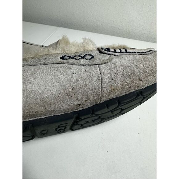 Ugg Ansley Light Grey Slippers Women’s Size 7 US /24 Japan See Description - Picture 9 of 11
